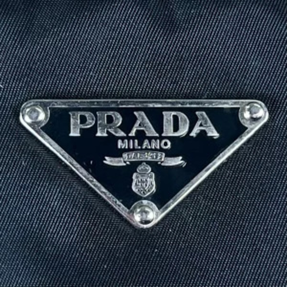 Prada Python Triangular 2Way Shoulder Bag Black - Picture 10 of 10